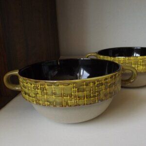 2 Asian ceramic soup/cereal bowls (#EV1983)
